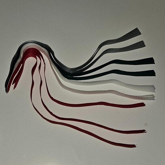 VTG 3M Bow Magic Butterfly Bow Lot 9 OPEN BOX Red White Green Gray 4" Diameter - Picture 6 of 8